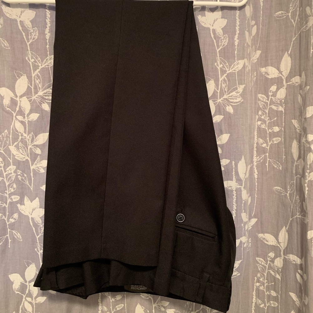 Black suit pants